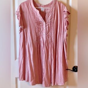 Time and Tru Colorful Stripe Blouse